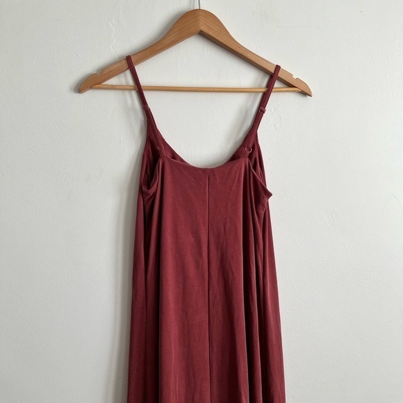 Sigrid Olsen Hi-Low Boho Soft Modal Blend Spaghetti Straps Beachy Maxi Dress - Picture 7 of 9